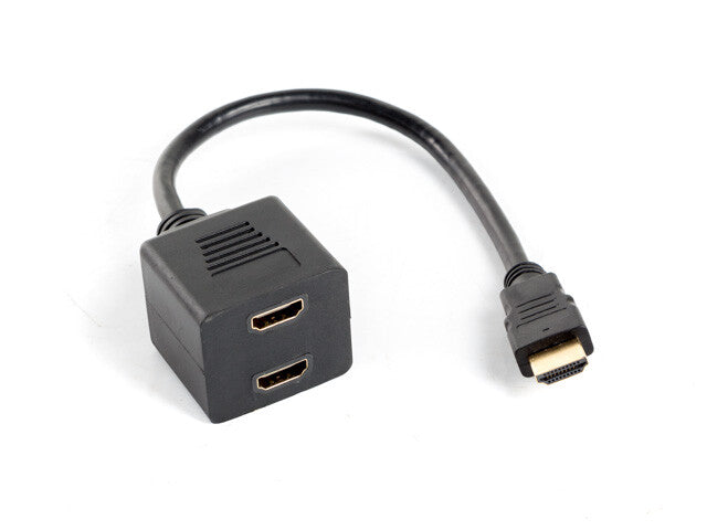 Lanberg AD-0019-BK video-splitter HDMI 2x HDMI