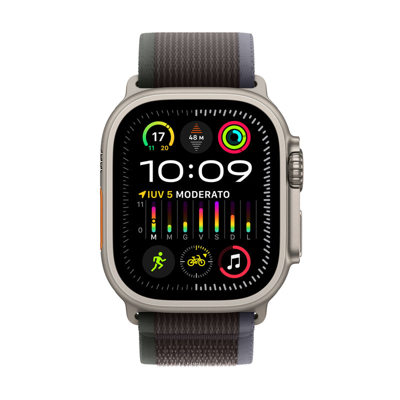 Apple Watch Ultra 2 OLED 49 mm Digital 410 x 502 pixel Berøringsskærm 4G Titanium GPS (satellit)