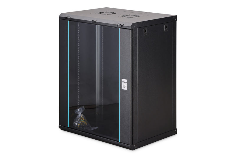 Digitus DN-37113 stativ 16U Vægmonteret stativ Sort