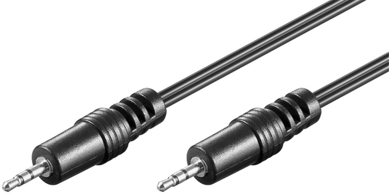 Goobay 50457 lydkabel 1,5 m 2.5mm Sort