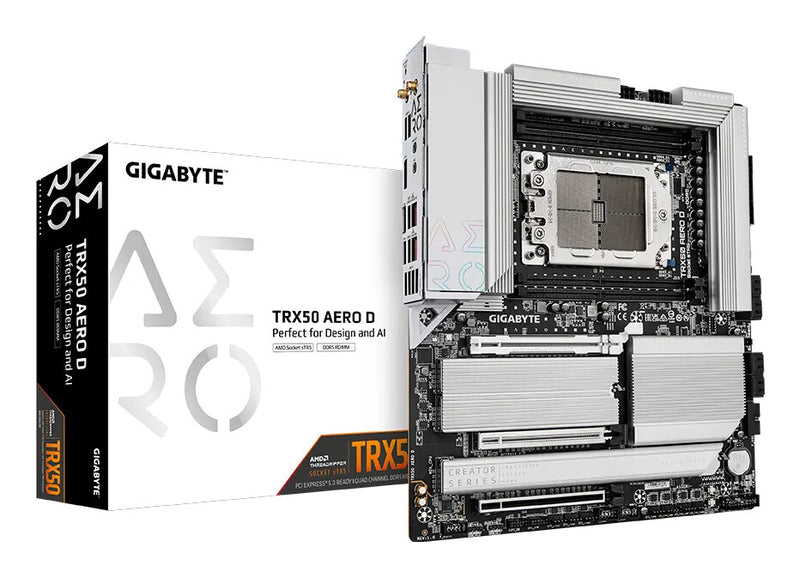 GIGABYTE TRX50 AERO D bundkort AMD TRX50 Socket sTR5 Udvidet ATX