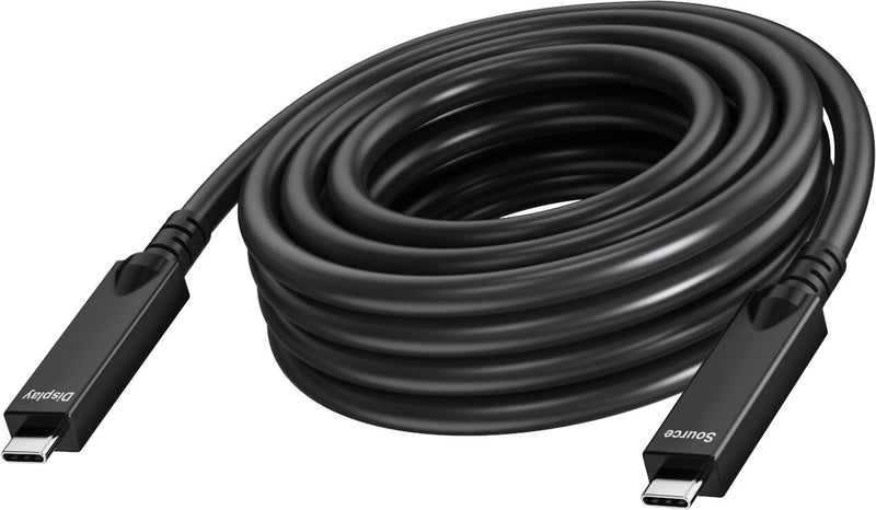 Vision TC 15MUSBC/BL USB-kabel 15 m USB C Sort