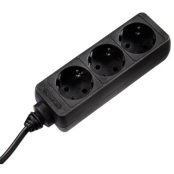 Hama 00030391 stikdåse 1,4 m 3 AC stikkontakt(er) Sort