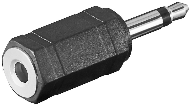 Goobay 11117 kabel kønsskifter 3.5 mm Sort