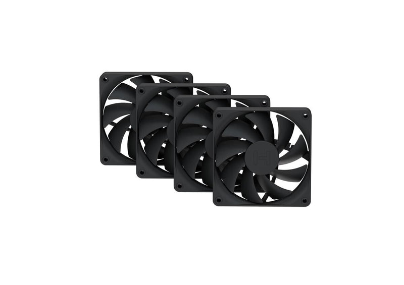 HYTE FAN- -FA12-BB-4 Computerkølesystem Processor Ventilator 12 cm Sort 4 stk