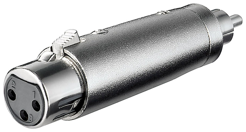 Goobay 27455 kabel kønsskifter XLR RCA Sølv
