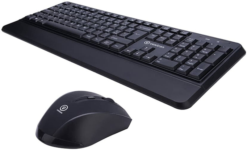 Voxicon DMK-201WLH# tastatur Mus inkluderet Universel RF trådløst QWERTY Nordisk Sort