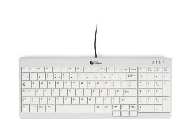 BakkerElkhuizen UltraBoard 960 V2 tastatur Kontor USB QWERTY US engelsk Grå