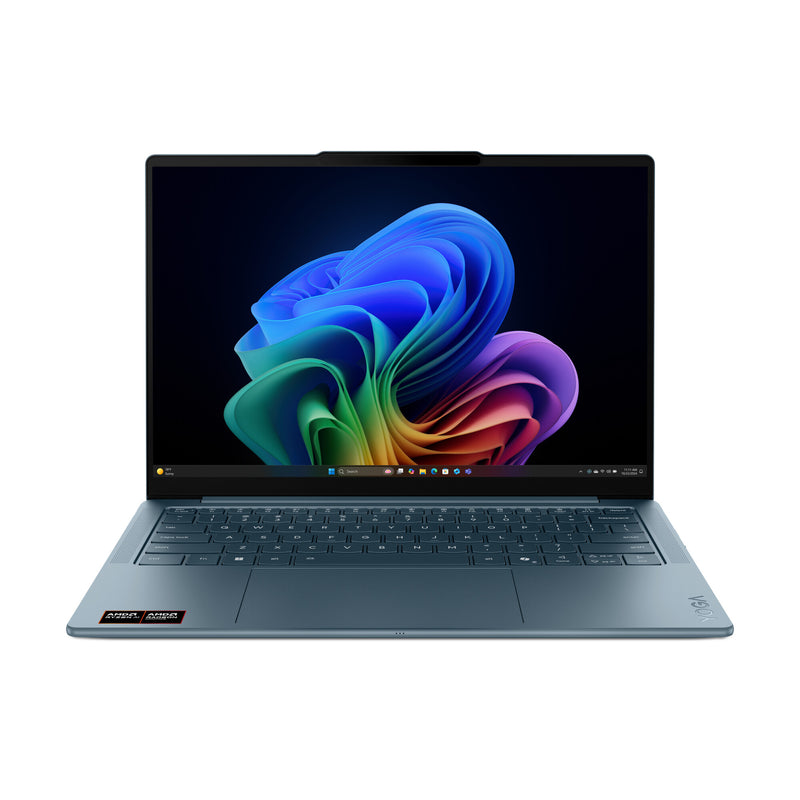 Lenovo Yoga Slim 7 14AKP10 Copilot+ PC AMD Ryzen AI 7 350 Laptop 35,6 cm (14") 2.8K 16 GB LPDDR5-SDRAM 512 GB SSD Wi-Fi 7 (802.11be) Windows 11 Home Tysk Teal