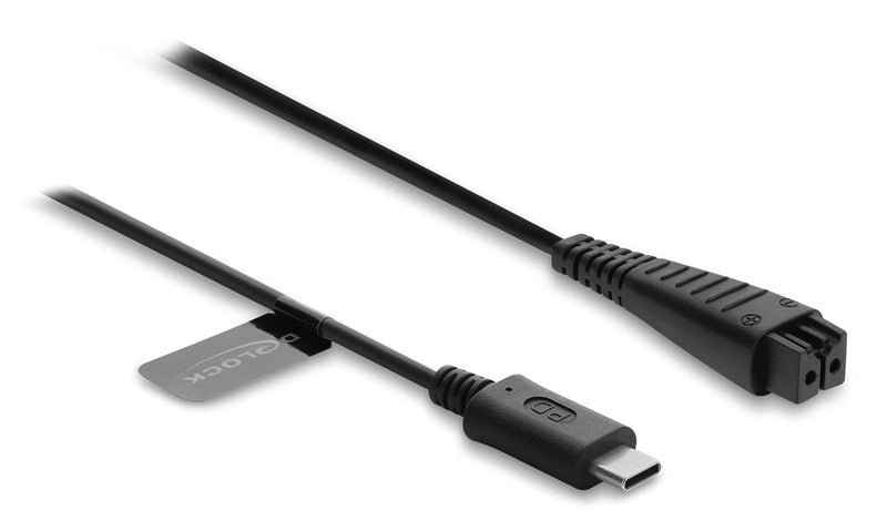 DeLOCK 91795 el-ledning Sort 1,5 m USB C 2-polet