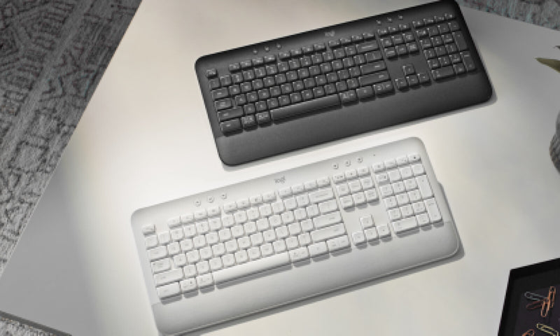 Logitech Signature K650 tastatur Kontor Bluetooth AZERTY Belgisk Grafit