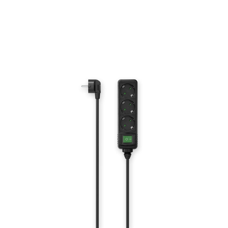 Hama 00223004 stikdåse 1,4 m 3 AC stikkontakt(er) Sort