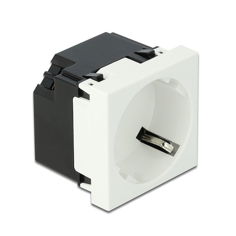 DeLOCK 81422 stikkontakt CEE 7/3 Hvid