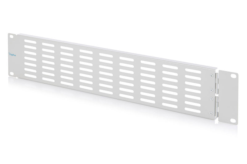 Digitus Blank cover with ventilation grille and hinge for 482.6 mm (19") enclosures Blank udluftningspanel