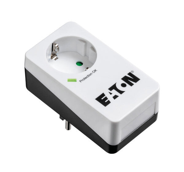 Eaton PB1D overspændingsbeskytter Sort, Hvid 1 AC stikkontakt(er) 220 - 250 V