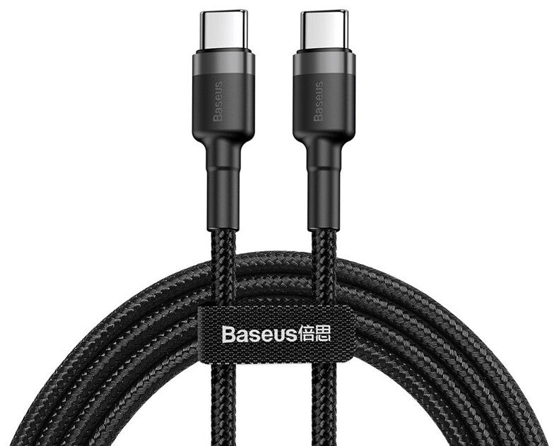 Baseus CATKLF-HG1 USB-kabel 2 m USB C 0,48 Gbit/sek. 60 W Sort