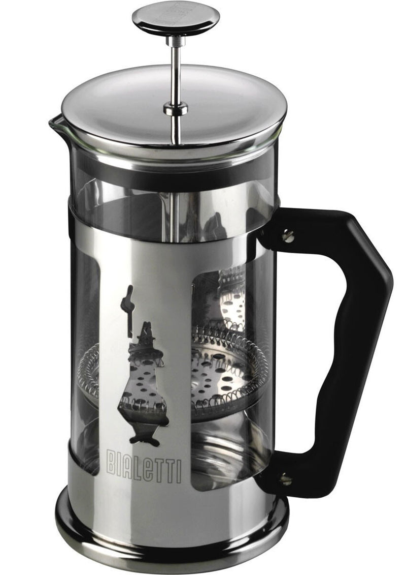 Bialetti 0003160 manuel kaffemaskine Fransk pressesæt 0,35 L Sort, Rustfrit stål