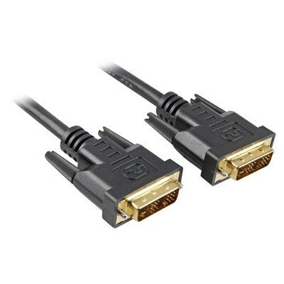 Sharkoon 5m DVI-D to DVI-D (18+1) DVI kabel Sort