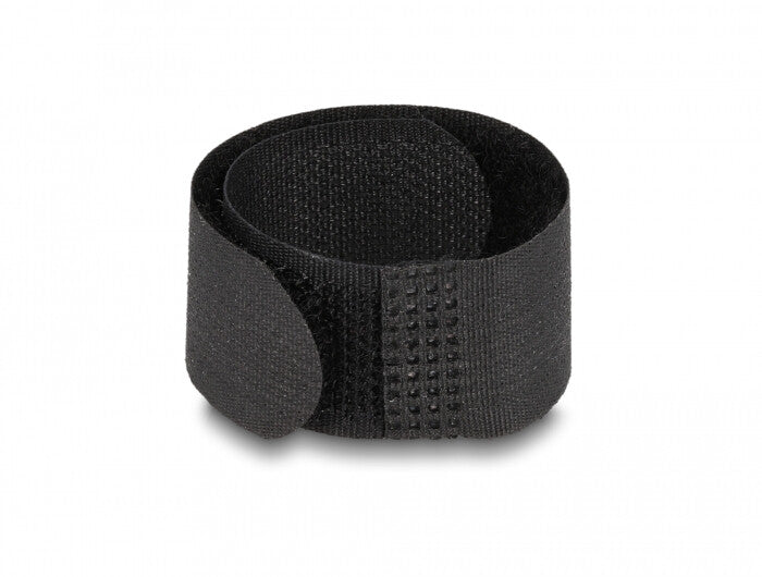DeLOCK 19110 kabelsamler Krog og løkke kabelbinder Nylon Sort 10 stk