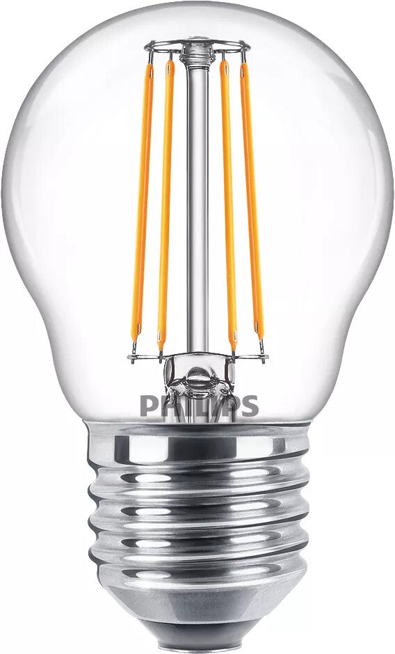 Philips Filament kertepære, klar 40 W P45 E27