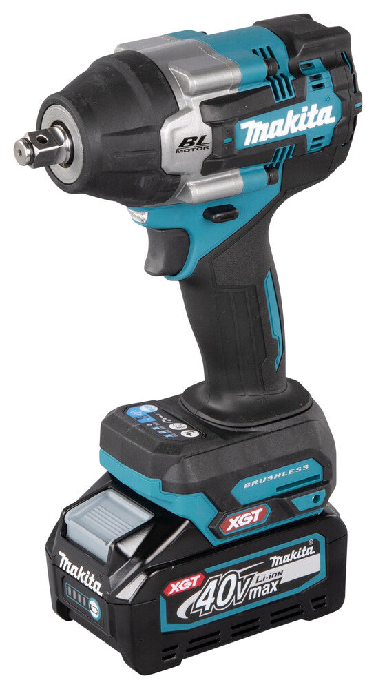 Makita TW007GM201 elektrisk skiftenøgle 1/2" 2300 rpm 760 Nm Sort, Blå 40 V