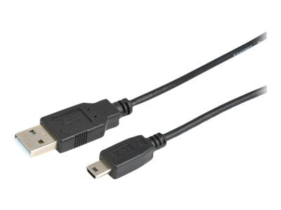 Prokord USB-0021 USB-kabel USB 2.0 1 m USB A Mini-USB B Sort