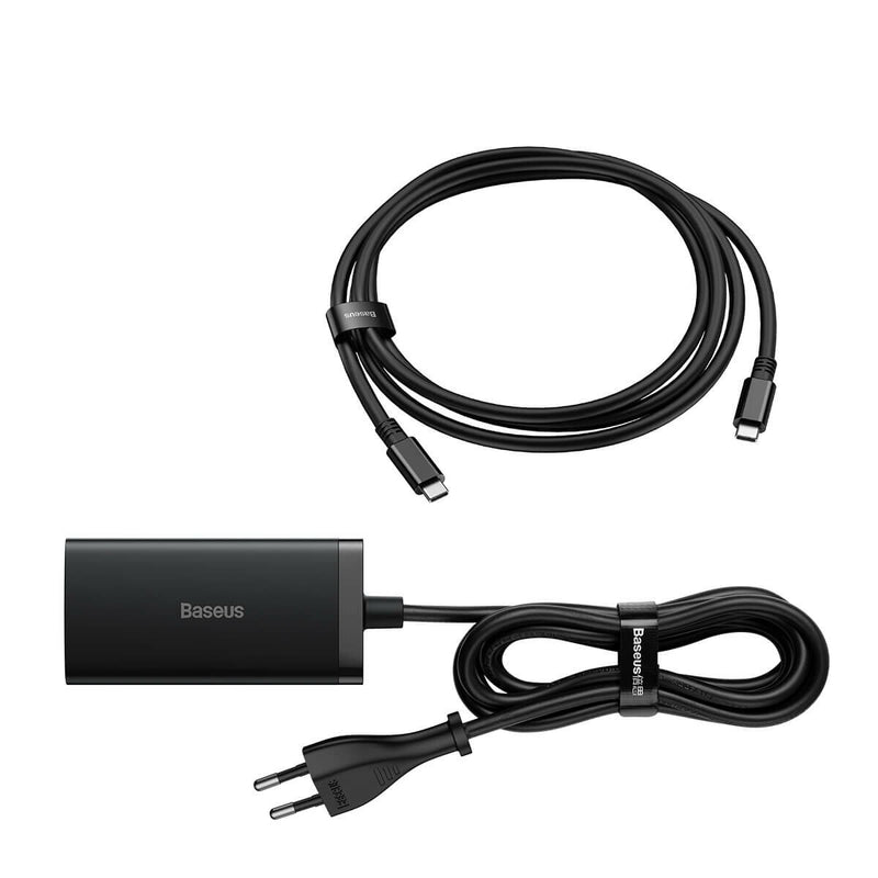 Baseus CCGP110201 strømadapter og vekselret Indendørs 100 W Sort