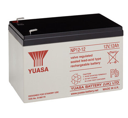 Yuasa NP12-12 Blybatterier (VRLA) 12 V