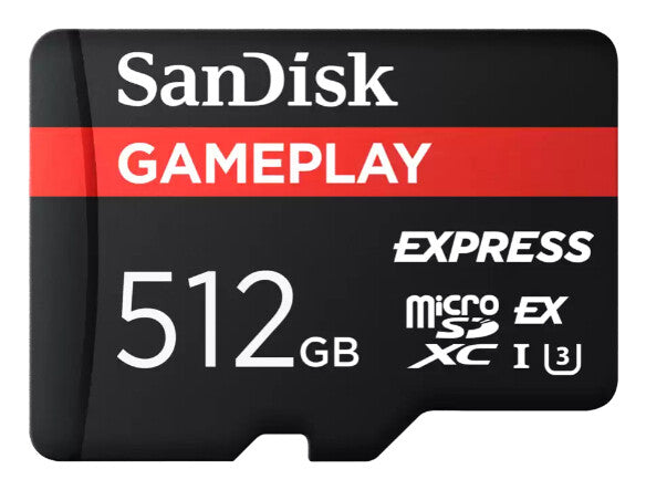 SanDisk GamePlay Express microSD 512GB UHS-I Klasse 10