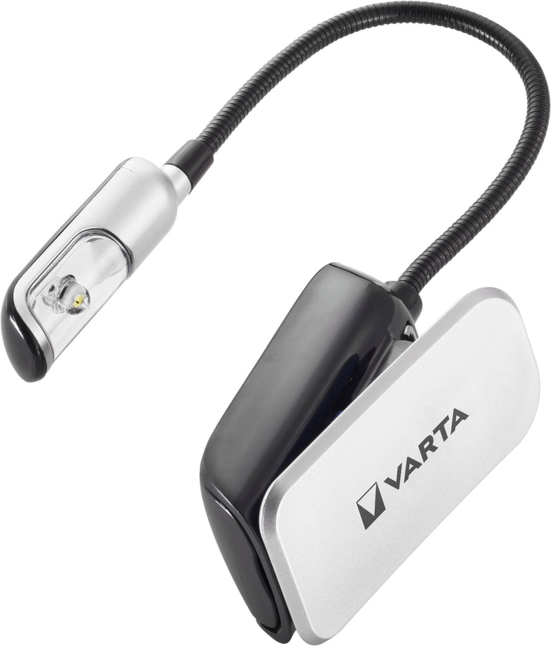 Varta 16618 Sort, Sølv Klip lommelygte LED