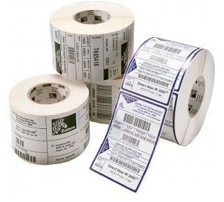Zebra Z-Perform 1000T Hvid Permanent Adhesive