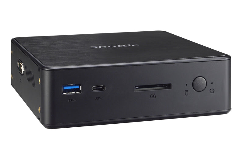 Shuttle NC10U7 PC barebone Sort i7-8565U Intel® SoC BGA 1528 1,8 GHz