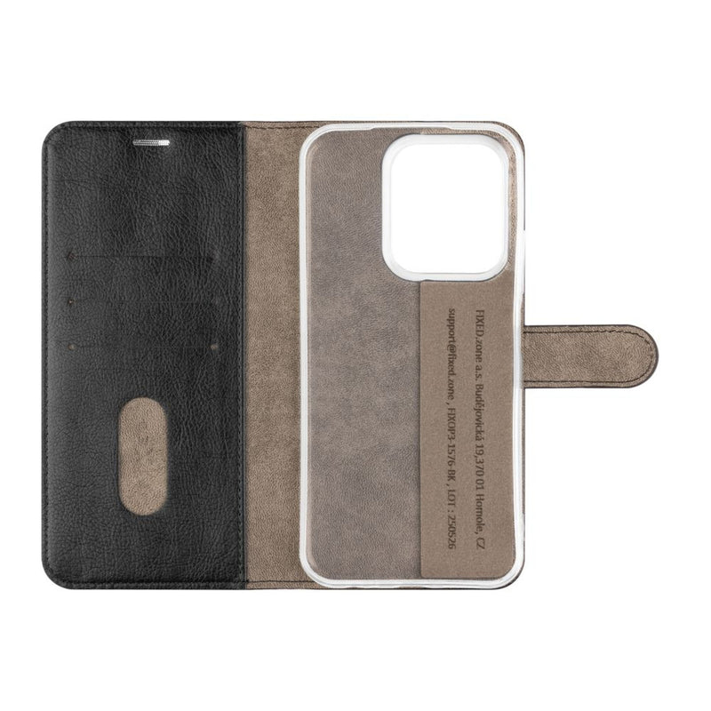 FIXED Opus mobiltelefon etui 17,5 cm (6.9") Folie Sort