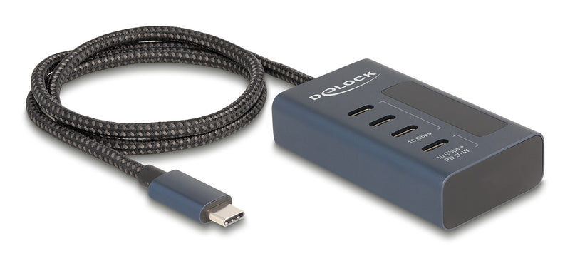 DeLOCK 64189 interface hub USB 3.2 Gen 1 (3.1 Gen 1) Type-C 10000 Mbit/s Blå