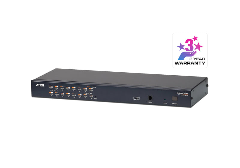 ATEN KH1516A KVM Switch Stativ-montering Sort