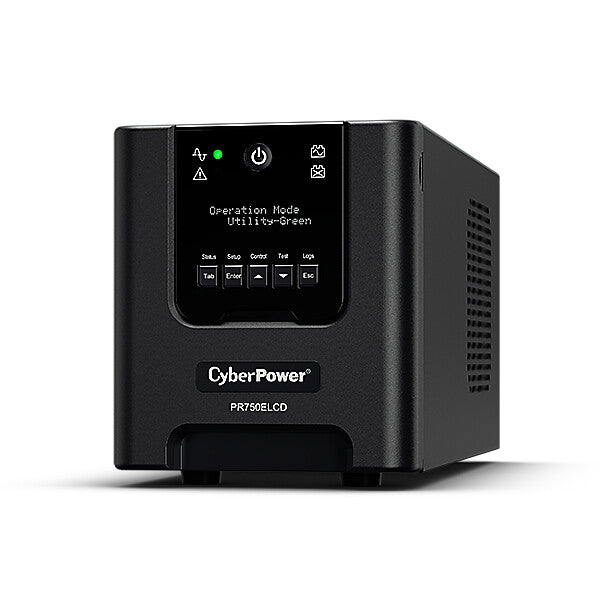 CyberPower PR750ELCD UPS-enhed Interaktivt indgangsstik 0,75 kVA 675 W 6 AC stikkontakt(er)