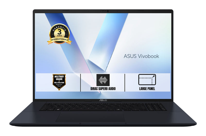 ASUS Vivobook 18 M1807GA-ISCS8075W Copilot+ PC AMD Ryzen AI 7 445 Laptop 45,7 cm (18") WUXGA 16 GB DDR5-SDRAM 512 GB SSD Wi-Fi 6 (802.11ax) Windows 11 Home Blå