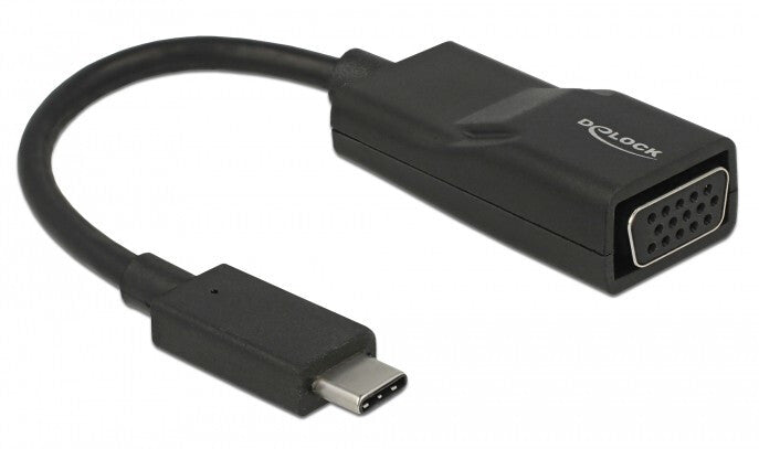 DeLOCK 63923 USB grafisk adapter 1920 x 1200 pixel Sort