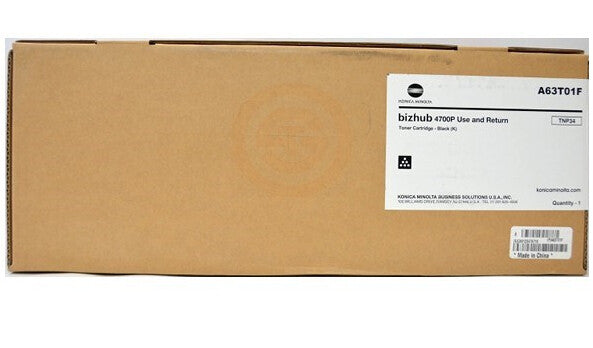 Konica Minolta A63T01H tonerpatron 1 stk Original Sort