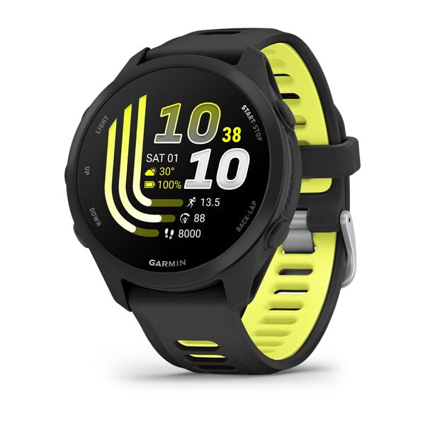 Garmin Forerunner 170 3,05 cm (1.2") AMOLED 30 mm Digital 390 x 390 pixel Berøringsskærm Sort GPS (satellit)
