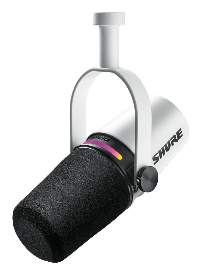 Shure MV7+-W mikrofon Hvid Studiemikrofon