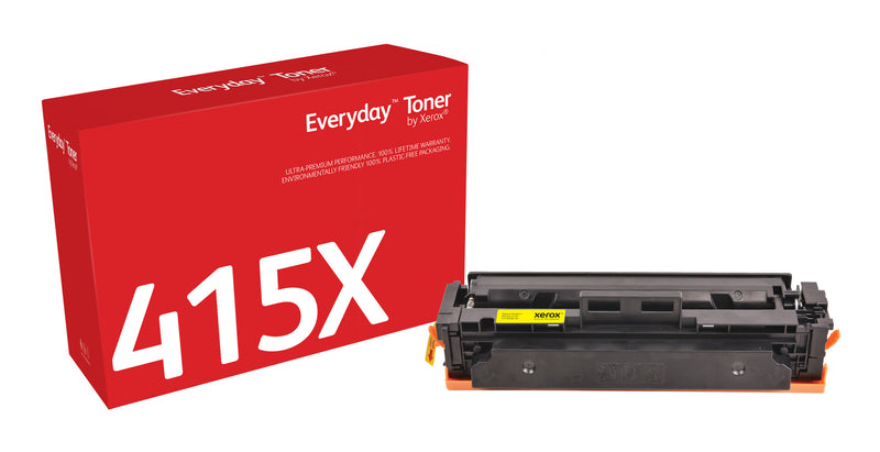 Everyday™ Gul Toner by Xerox compatible with HP 415X (W2032X), Høj kapacitet