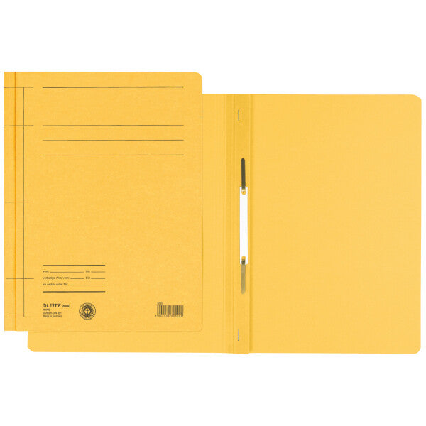 Leitz Cardboard binder, A4, yellow ringbind Gul