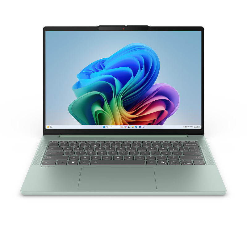 Lenovo IdeaPad Slim 5 14IPH11 Copilot+ PC Intel Core Ultra 7 355 Laptop 35,6 cm (14") WUXGA 16 GB DDR5-SDRAM 512 GB SSD Wi-Fi 7 (802.11be) Windows 11 Home Grøn, Grå Tysk