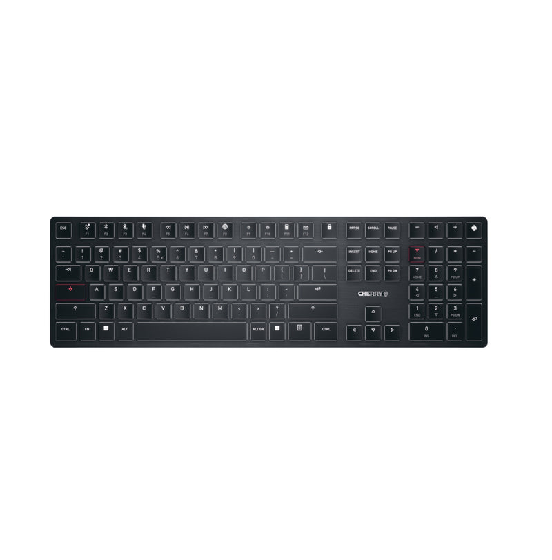 CHERRY KW X ULP tastatur Universel USB + RF Wireless + Bluetooth QWERTY US International Sort