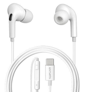 4smarts Active In-Ear Stereo Headset USB Type-C Melody Digital Basic Ledningsført I ørerne Opkald/musik Hvid