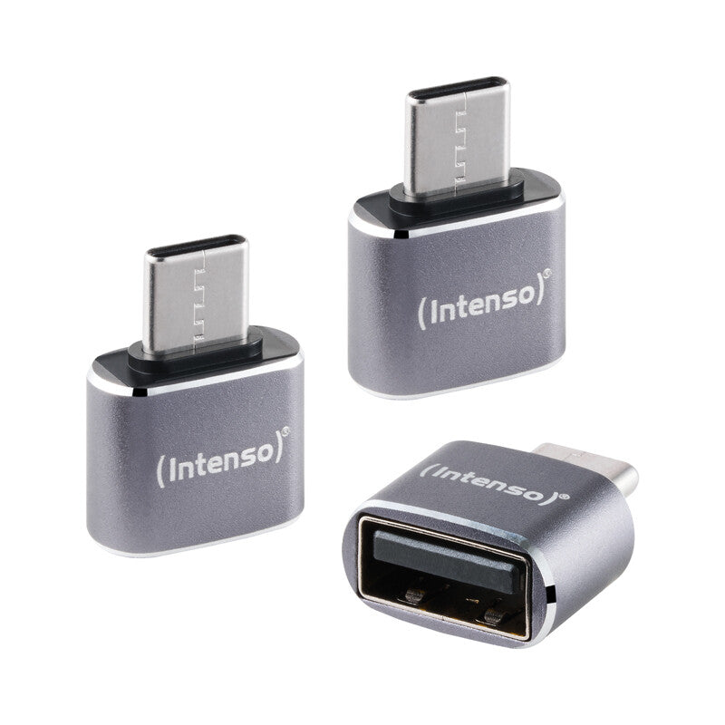 Intenso USB Adapter A480C - USB-A til USB-C (3-pak)