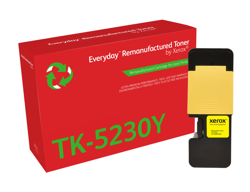 Everyday™ Gul Remanufactured Toner by Xerox compatible with Kyocera TK-5230Y, Standard kapacitet