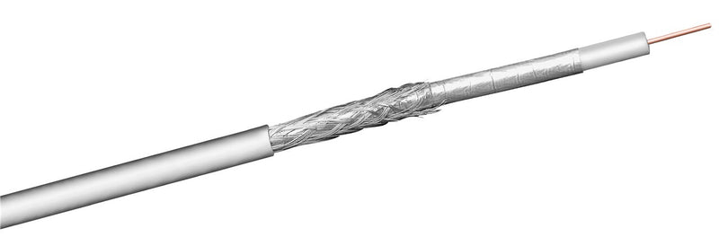Goobay 27528 koaxial kabel 100 m Nej Hvid