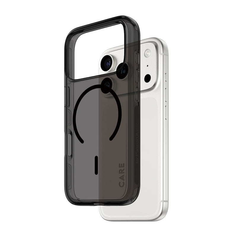 PanzerGlass CARE™ by ® Smokey Case m. Sort MagSafe iPhone 17 Pro